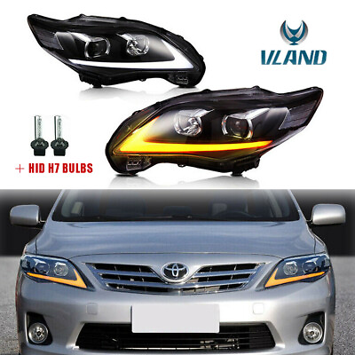 #ad Front LED Headlights Assembly For Toyota Corolla 2011 2013 Left amp; Right Side $199.99