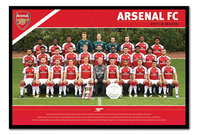 #ad 90003 Arsenal FC Team 2017 2018 Season Decor Wall Print Poster $45.95