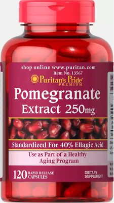 #ad Pomegranate Extract 250 mg 120 Capsules Healthy Aging $12.98