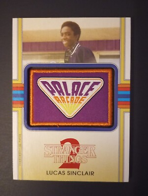 #ad Topps 2019 Stranger Things 2 #CP LSA Lucas Sinclair Palace Arcade Patch ST2 $34.99