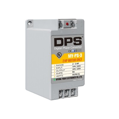 #ad 1 Phase to 3 Phase Converter Must be only used on 2HP 1.5kW 6Amps 200V 240V $135.00