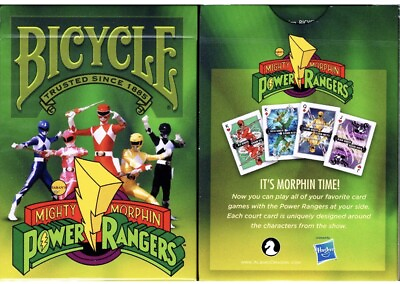 #ad #ad Bicycle Power Rangers Playing Cards 2018 Release Sold Out Rare HTF $49.99