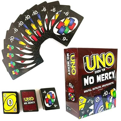 #ad Uno No Mercy Game Board Games Playing Cards Family Party Card Table Game $10.00