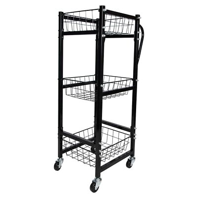 #ad Easy Up Rolling 3 Basket Cart Portable Design Durable Construction $219.99