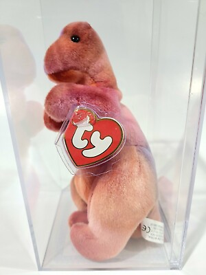 #ad Ty Beanie Baby Babies Rare 3rd 1st Gen Tag Rex KOREAN TBB Authenticated MWMT MQ $399.95