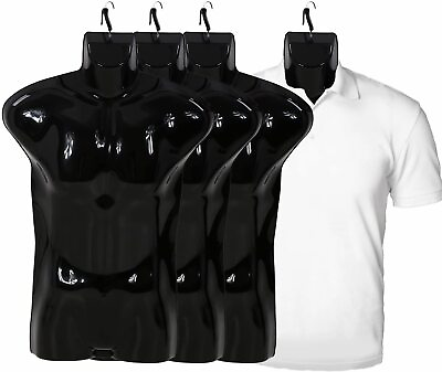 #ad 4PCS Male Mannequin Torso 30 Inch Dress Form Manikin Half Body Clothing Display $41.08