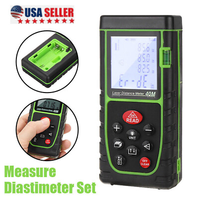 #ad USA 40 100m Handheld Laser Distance Measure Meter Digital Distance Range Finder $22.82