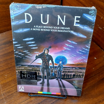 #ad Dune 1984 Steelbook 4K Ultra HD Blu ray Arrow Video NEW Free Box Shipping $109.09