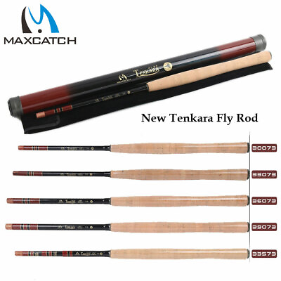 #ad Maxcatch Tenkara Fly Fishing Rod 9 10 11 12 13ft 7:3 Action Telescopic Rod $50.89