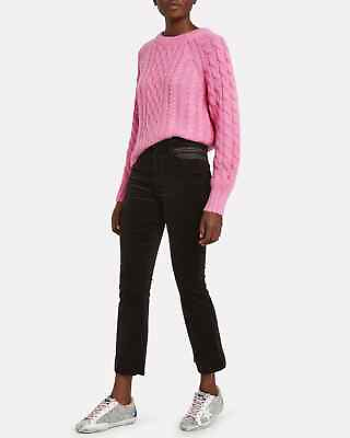 #ad MOTHER Women#x27;s The Smooth Hustler Velvet Jeans in Soft Skills Size 25 $89.99