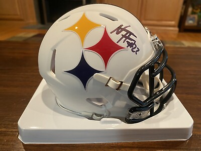 #ad Najee Harris Signed Pittsburgh Steelers Rare AMP Mini Helmet Fanatics $224.99