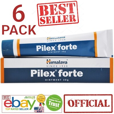 #ad Pilex Forte Exp.2026 Ointment USA 6 Pack Relief Rectal Bleeding Pain Hemorrhoid $31.99