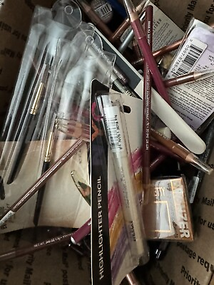#ad Wholesale Mixed Cosmetic Make up Lot 100 Pieces New Eyes Lips Bulk Resell $78.88