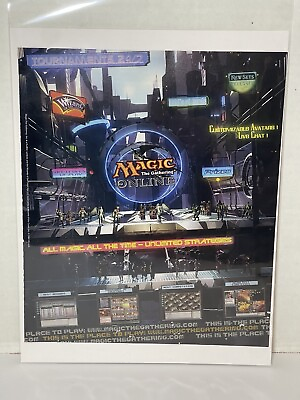 #ad 2004 Magic: The Gathering Online Print Ad Poster Official Cards Game Promo Art $14.98