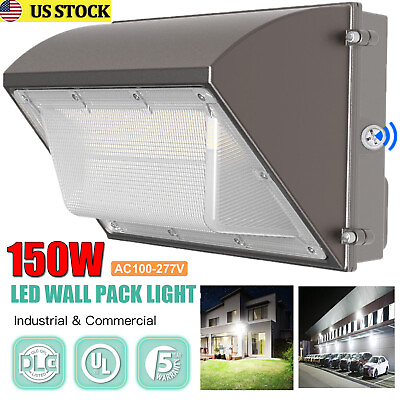 #ad LED Wall Pack Light 150W Commercial Industrial Outdoor Security Lighting Fixture $79.00