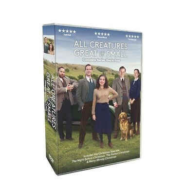 #ad All Creatures Great And Small The Complete Series Season 1 4 Box Set Region 1 $26.59