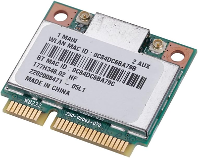 #ad Card Network Atheros AR5B22 Dual Band Wirless Mini PCI E 802.11N WLAN Card ... $13.99