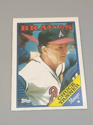#ad 1988 Topps Chuck Tanner Baseball Card #134 Manager VG A11 $1.36