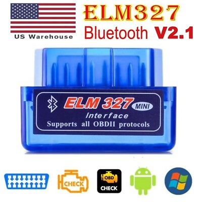 #ad ELM327 OBD2 Code Reader Bluetooth Auto Diagnostic Tool OBDII Scanner for Android $3.99