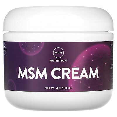 #ad MRM MSM Cream 4 oz 113 g Allergen Free GMP Quality Assured No Artificial $13.78