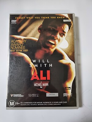 #ad Ali 2001 DVD Region 4 PAL Australia Free Post cq221 AU $7.13