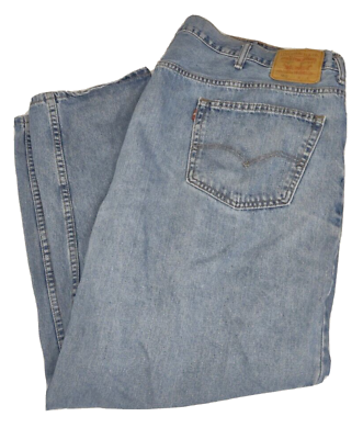 #ad Levi#x27;s 550 size 50x30 Jeans actual measure 49x28 light wash high rise $14.46