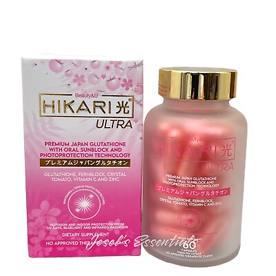 #ad Hikari Ultra Premium Japan Glutathione With Oral Sunblock 60 Caps $21.99