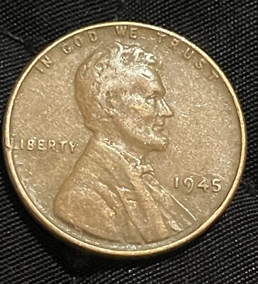 #ad RARE 1945 Wheat Penny No Mint Mark Multiiple Error 1 Cent Coin $85.00