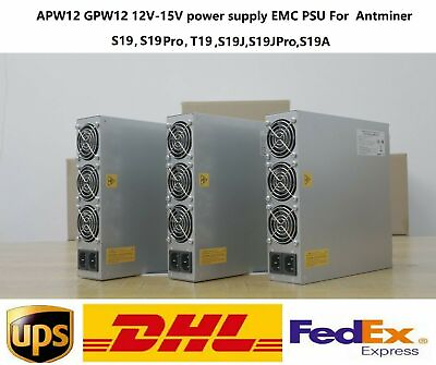 #ad Bitmain APW12 GPW12 Power Supply PSU for Antminer S19 S19J Pro T19 S19 XP Miner $265.99