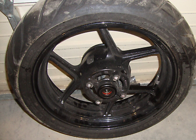#ad 2014 Kawasaki Ninja EX650 EX 650 E 650E Rear Back Wheel Rim Tire 160 60 17 17quot; $199.95