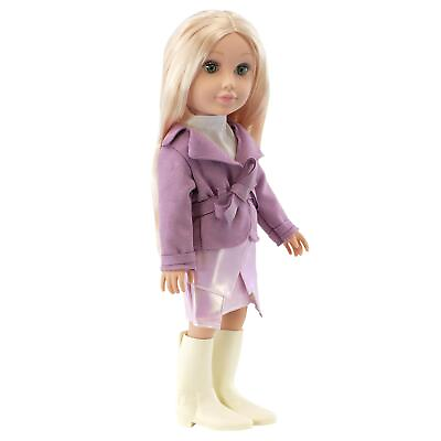 #ad BiBi Doll Fashion Baby Doll 18quot; ASHLEY Stylish Toy Movable Long Blonde Hair Gift GBP 18.69