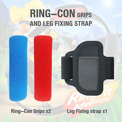 #ad Grip Cover Leg Strap Elastic Band For Nintendo Switch Joy con Ring Fitness Game $12.40