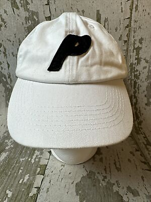 #ad Palace Skateboards P Logo 6 Panel Mens Hat Adjustable Strap Back White $33.25
