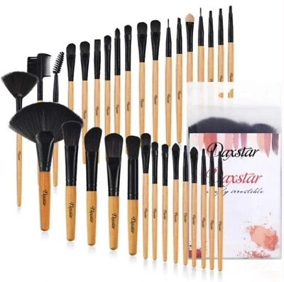 #ad 32pcs Makeup Brush Set Professional Eyeshadow Foundation Cosmetic Brushes Tools $10.00