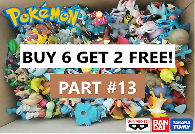 #ad PART #13 GET 2 FREE FIGURES Official Pokemon Center Tomy Nintendo Bandai READ $15.66