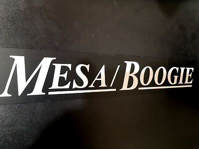 #ad Logo Mesa Boogie amp guitars metal BLK 345 mm =1358 inch $18.99