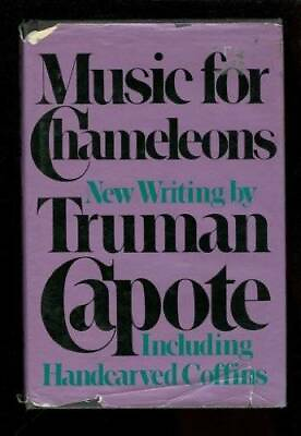 #ad Music for Chameleons: New Writings by Truman Capote Hardcover GOOD $7.05