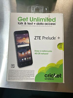 #ad ZTE Prelude Plus Z851 8GB Black Android Smartphone Cricket Wireless New $28.99
