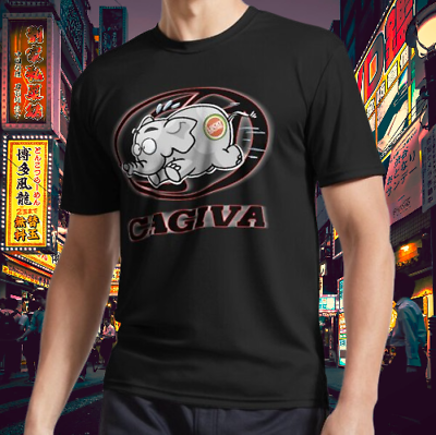 #ad Cagiva Logo With Elefantino Logo T Shirt Funny Logo Tee Men#x27;s T Shirt $25.00