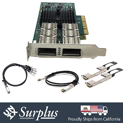 #ad #ad Mellanox ConnectX 3 Pro EN Dual Port 40GbE QSFP PCIe Ethernet Adapter High Low $29.00