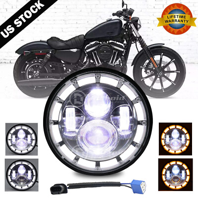 #ad 7quot; inch 150W LED Headlight for Harley Davidson Street Glide Special FLHXS FLHX $25.99