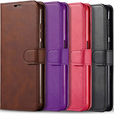For Samsung Galaxy S23 Ultra Plus 5G Case Wallet Pouch Tempered Glass Protector $10.99