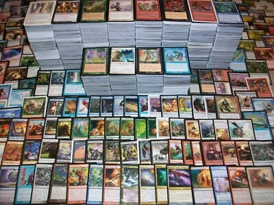 #ad 4000 MTG Magic The Gathering Cards In Bulk COMMONS and UNCOMMONS $44.99