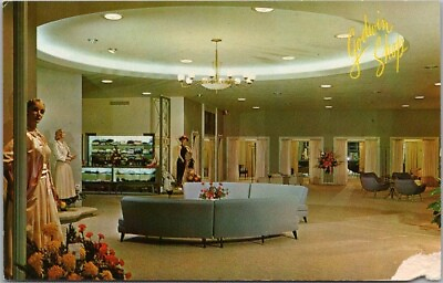 #ad 1950s CORPUS CHRISTI Texas Postcard GODWIN SHOP Women#x27;s Clothing Store Interior $5.25