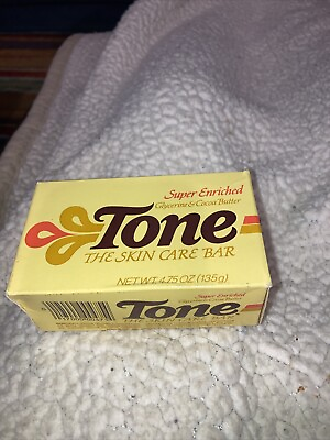 #ad Vintage Tone Skin Care Bar Super Enriched w Glycerine and Cocoa Butter NOS $19.99