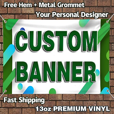 #ad #ad 6SIGN Custom Personalized Vinyl Banner Premium 13oz Heavy Duty Semi Gloss Vinyls $65.99