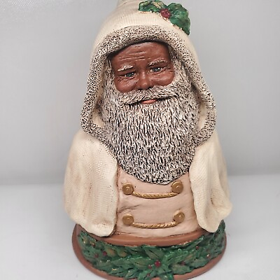 #ad 1992 All Gods Children FATHER CHRISTMAS BUST BLACK with certificate $350.00