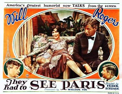 #ad They Had To See Paris Poster Us Lobby Card Fifi Dorsay Will Old Movie Photo AU $9.00