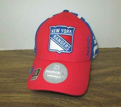 #ad BRAND NEW NHL NEW YORK RANGERS MEN#x27;S EMBROIDERED REEBOK FLEX FIT CAP HAT L XL $13.95