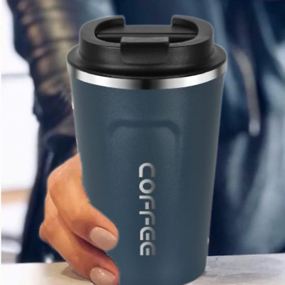 #ad Thermal coffee mug Blue color Only available without letters are $11.99